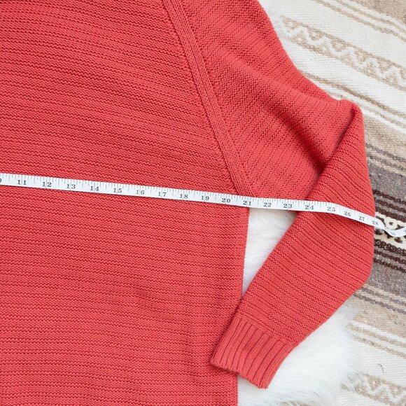 ABOUND CORAL KNIT SWEATER SZ L - Picture 4 of 6